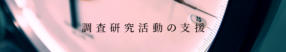 調査研究活動の支援